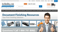 Desktop Screenshot of justbinding.com