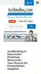 Mobile Screenshot of justbinding.com